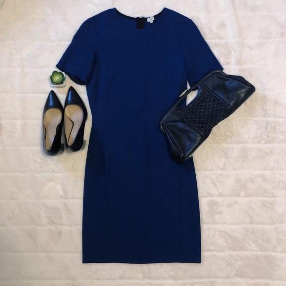 Wilfred Dresses & Skirts - WILFRED Aritzia Deep Blue Dress with Back …